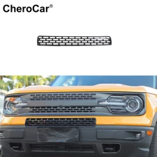 BLACK Exterior Accessories Front Bumper Grille Trim For Ford Bronco Sport 2021+