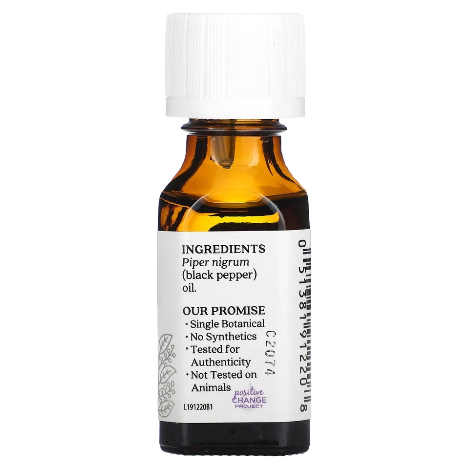 Pure Essential Oil, Black Pepper, 0.5 fl oz (15 ml) - Image 2 of 3