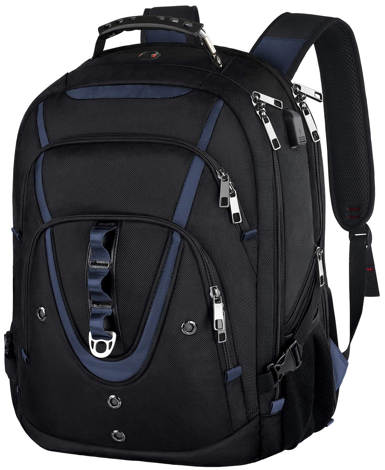 17.3 Inch Extra Large Laptop Backpack for Men Women Travel Work School