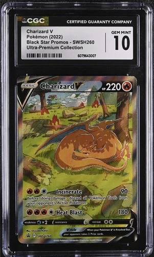 Charizard V SWSH260 SWSH: Sword & Shield Promo Cards Holo CGC 10 GEM MINT