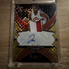 2024-25 Panini Select Jonathan Mogbo Gold RPA 10/10 BOOKEND RAPTORS