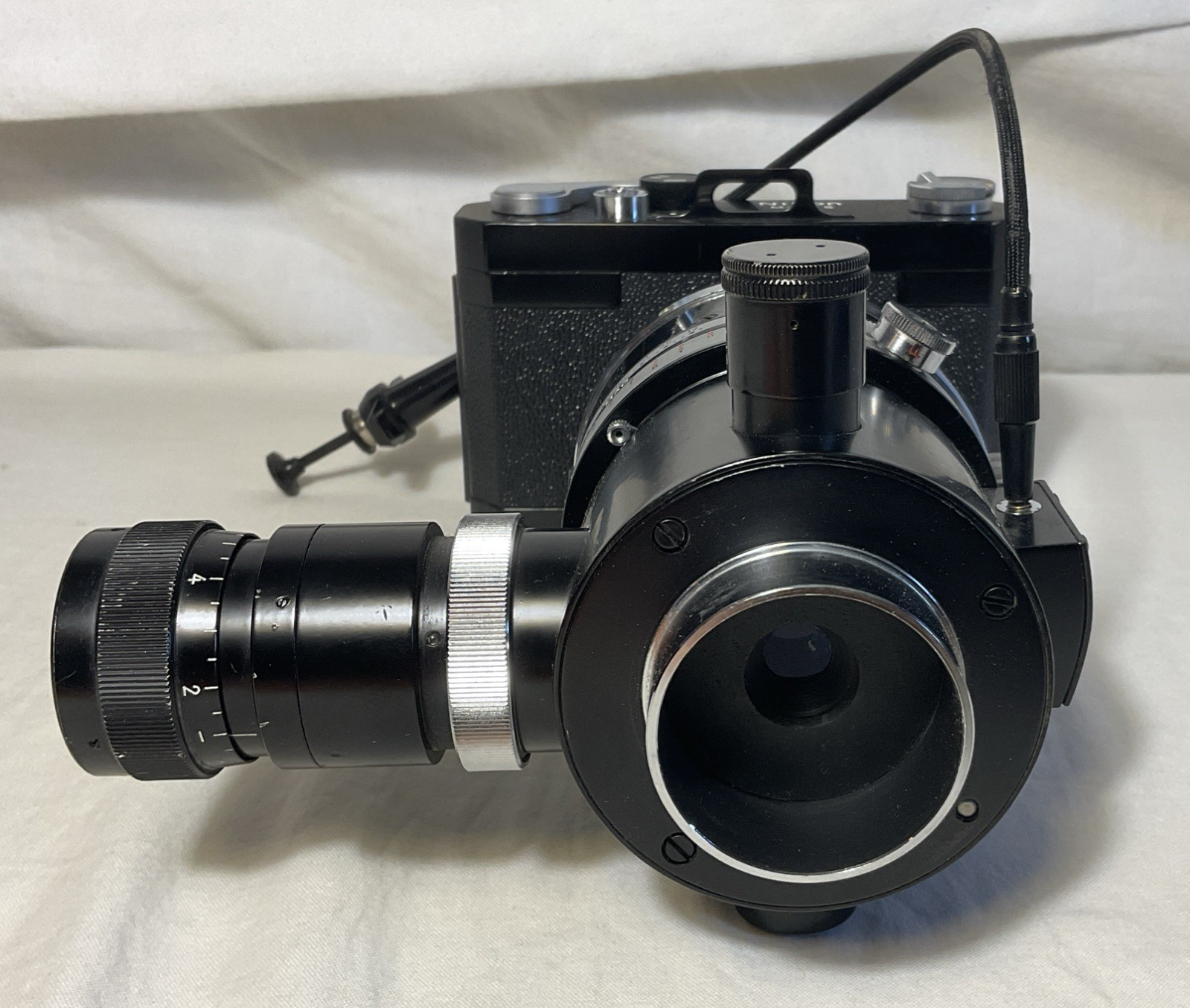 Nikon, Microflex, Adapter, EFM, with, M-35 camera, Nikon M-35 With EFM Microflex