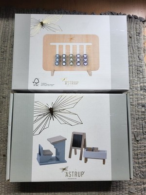 2 New Boxes Of Astrop Danish Design Doll Toy Puppenspielzeug OVP