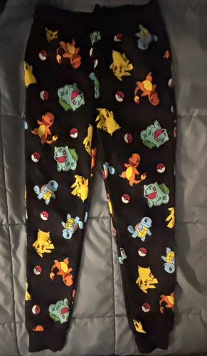 Childrens Pokemon Lounge Pants Size Medium 10/12 - Picture 2 of 22