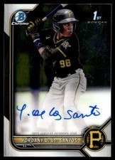 2022 Bowman Chrome 1ST Prospect Yordany De Los Santos Auto #CPA-YD