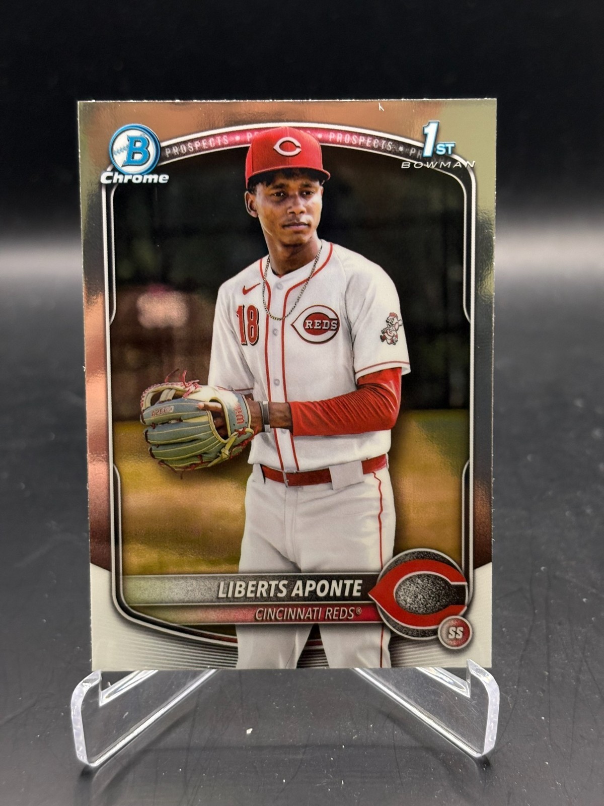 2025 Bowman Chrome - Liberts Aponte 1st #BCP-174