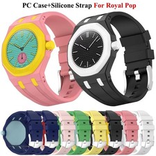 Strap For Swatch x AP Royal POP Silicone Watch Case, Changer To Wristwatch