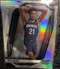 2024-25 Panini Prizm Silver Prizm Yves Missi Rookie #233 New Orleans Pelicans
