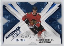 2022-23 SPx Radiance F/X Rookies Blue 254/399 Lukas Reichel #RFX-83 0nr3