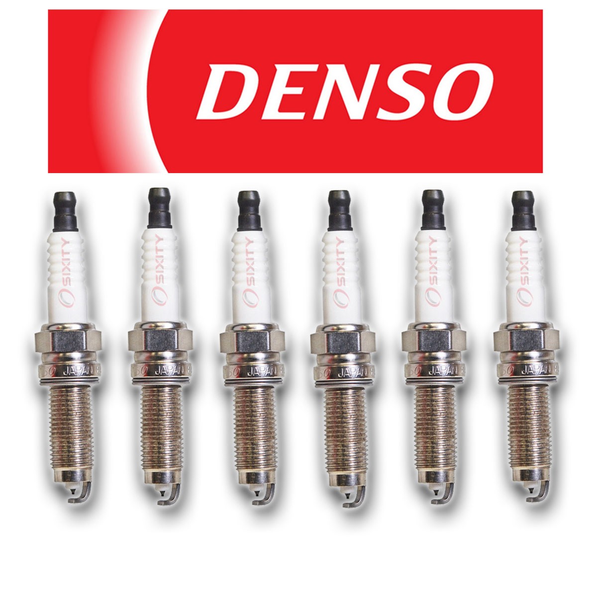 6pc DENSO 3461 / SXU22HCR11S Denso Iridium Long Life Spark Plugs