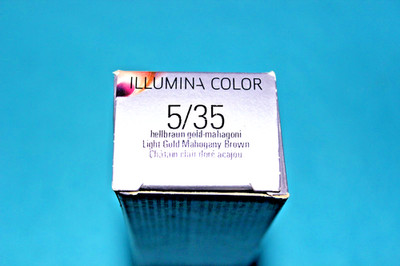 60ml WELLA  ILLUMINA COLOR HAARFARBE 5/35 hellbraun gold mahagoni ALTE VP