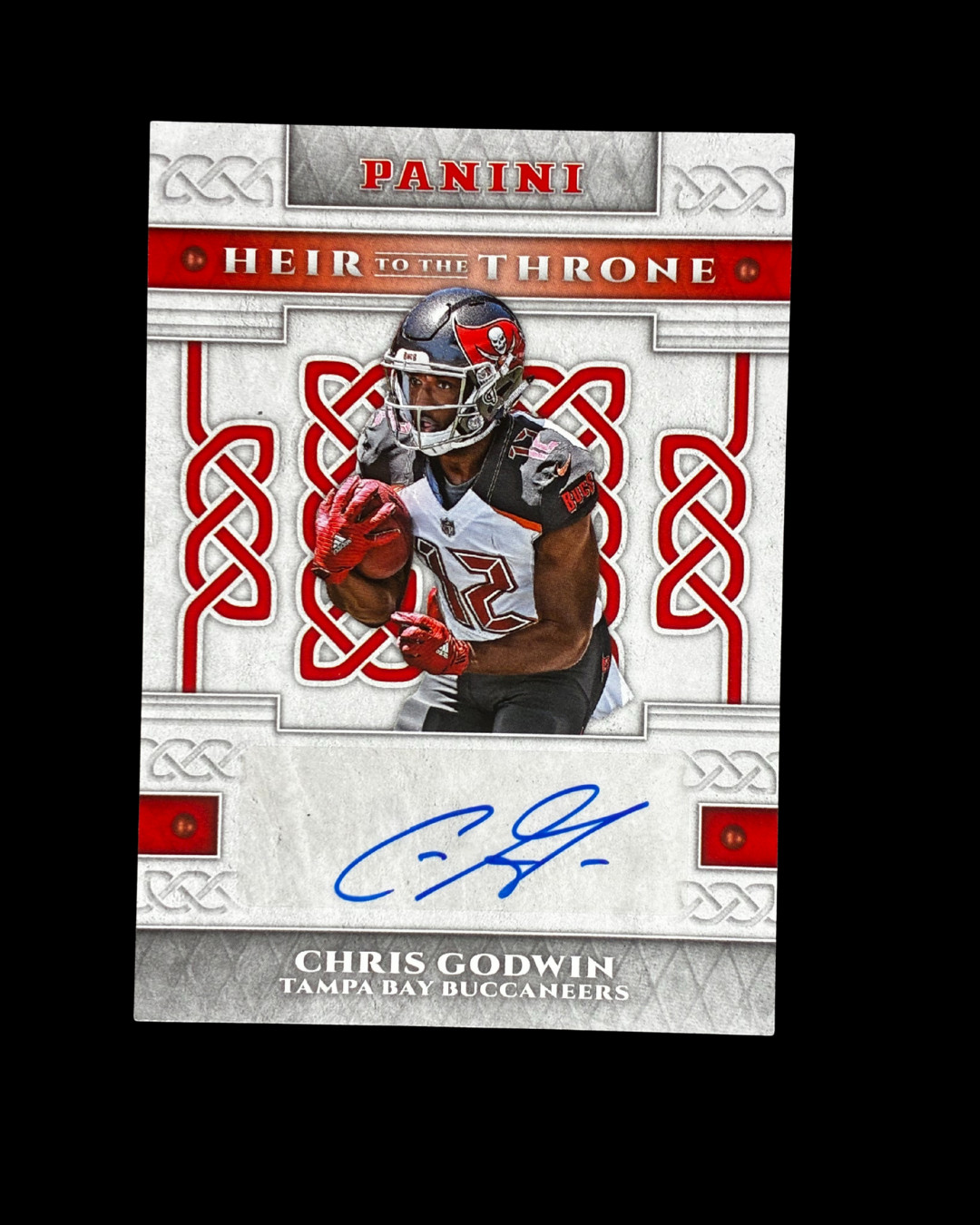 Chris Godwin Panini Heir to the Throne Signatures #HTSCG Base