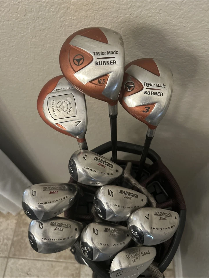TAYLORMADE/ Bazooka Tour Edge Hybrids Complete Used Golf Club Set (No Bag) - Image 2 of 4