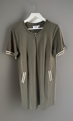 Zizzi - Damen Kleid Sommerkleid T-Shirt Kleid Kurzarm Grün Gr. S