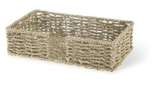 Boston International Guest Towel Napkin Caddy, Seagrass