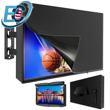 600D Heavy Duty Outdoor TV Cover Fits 30-65 inch Waterproof Television Enclosure