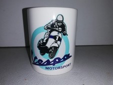 TASSE ceramique MUG VESPA MOTORSPORT SCOOTER RACING VINTAGE COMPETITION
