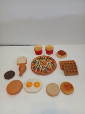Vintage Play Food Supreme Pizza MTC French Fries Pasta Eggs