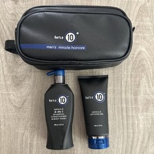 It  s A 10 Men  s Haircare set W/ Toiletry Bag  GREAT GIFT IDEA 