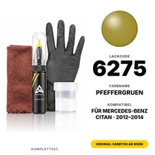 Lackstift F&uuml;r Mercedes Citan 6275 Pfeffergruen Komplett Steinschlag Reparatur