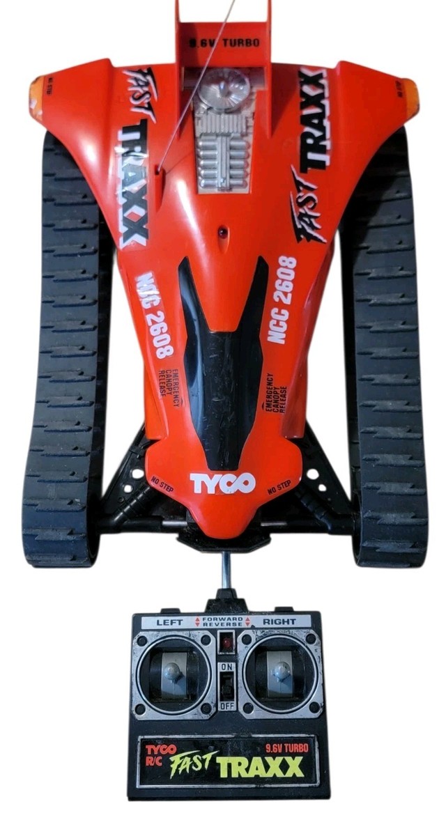 VINTAGE TYCO FAST TRAXX RC CAR - RED - 27 MHz TESTED WORKS! | eBay