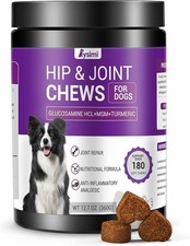180 Chews Dog Hip and Joint Support Glucosamine Chondroitin MSM Supplement USA