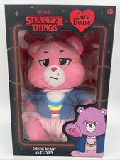 Netflix Care Bears x Stranger Things Cheer Bear As Eleven 12 Box Plush