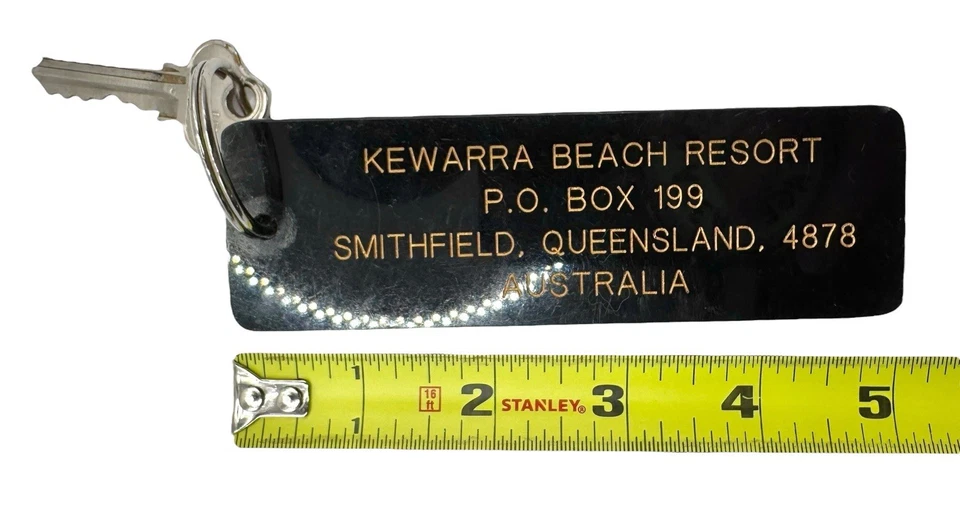 Llavero de colección Kewarra Beach Resort habitación de hotel Smithfield Queensland recuerdo Foto 3 de 4