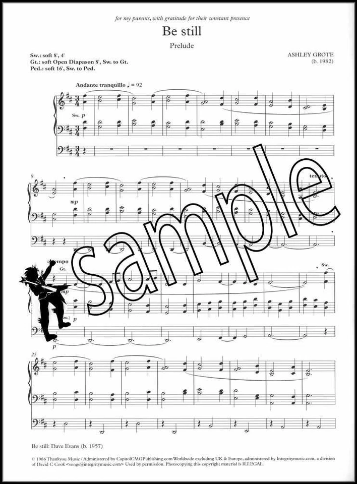 Epiphany Volume 2 Organ Music Book plus Key Signature Bookmark - Image 3 of 4