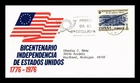 Dr Jim Stamps Spain Bicentennial United States Independence First Day Cover