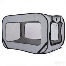 Foldable Dog Kennel 36" - Portable Waterproof Crate for Large Dogs  Travel