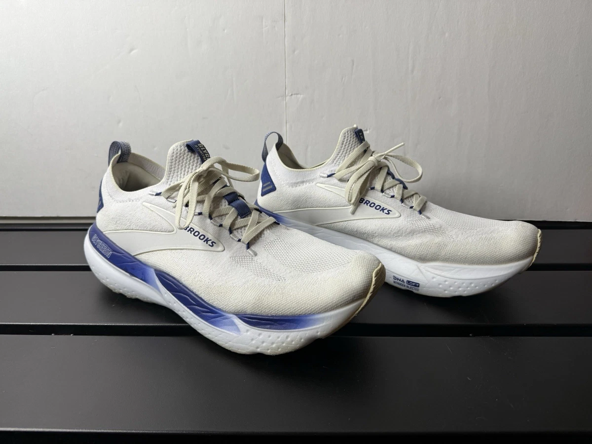 Brooks Glycerin 21 StealthFit Shoes Mens Size 11.5 White Sneakers 1104211D122 White Brooks Mens Glycerin Stealthfit 21 Running Shoe | Rack  main image 4