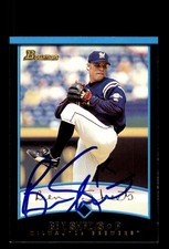 Signed Baseball Card Auto Ben Sheets 2001 Bowman #267 Milwaukee Brewers