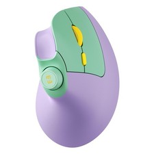 Ergonomic Vertical Wireless Mouse, Rechargeable, USB  Dual Bluetooth, MOU-