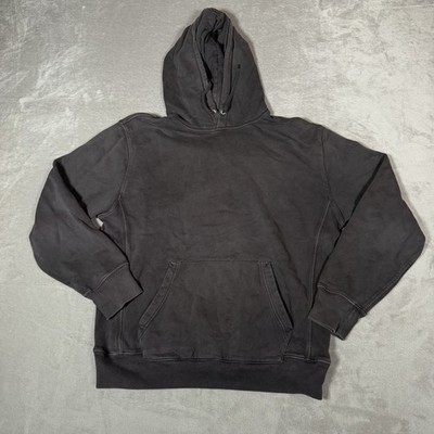 J Crew Hoodie Mens Mens Gray French Terry Sweatshirt Garment Dyed Reimagined