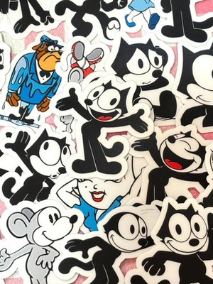 Felix the Cat #1, 40 pcs,  stickers, waterproof, kawaii, Character, Cats