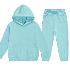 Girls Boys 2 Piece Tracksuit Athletic Sweatsuits Sets Hooded Sweatshirt and J...