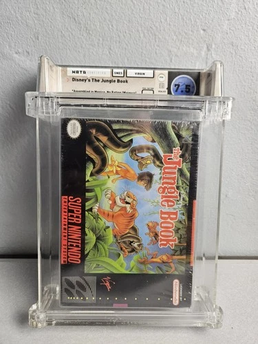 The Jungle Book SNES sealed WATA Graded 7.5