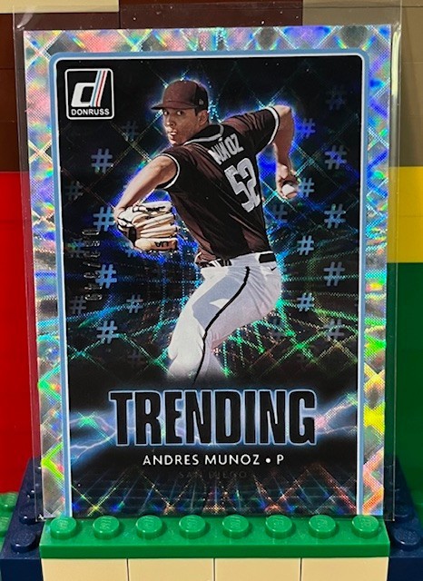 Andres Munoz - 2021 Donruss Trending #TR11 - Silver Refractor 063/349