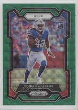 2023 Panini Prizm Rookies Green Wave Prizm Dorian Williams #309 0c6