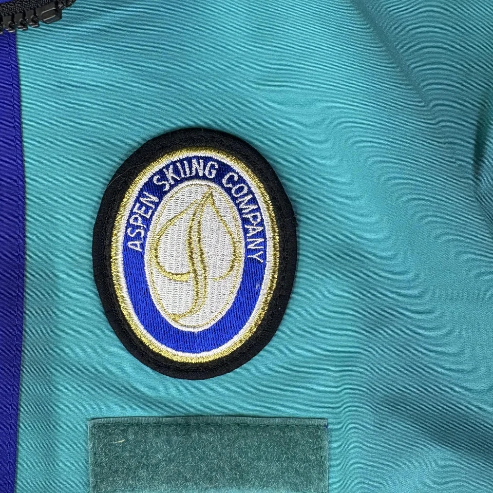 Vintage Obermeyer Jacket Mens Medium Blue Gore Tex Aspen Skiing Company 90s Coat - Image 3 of 4