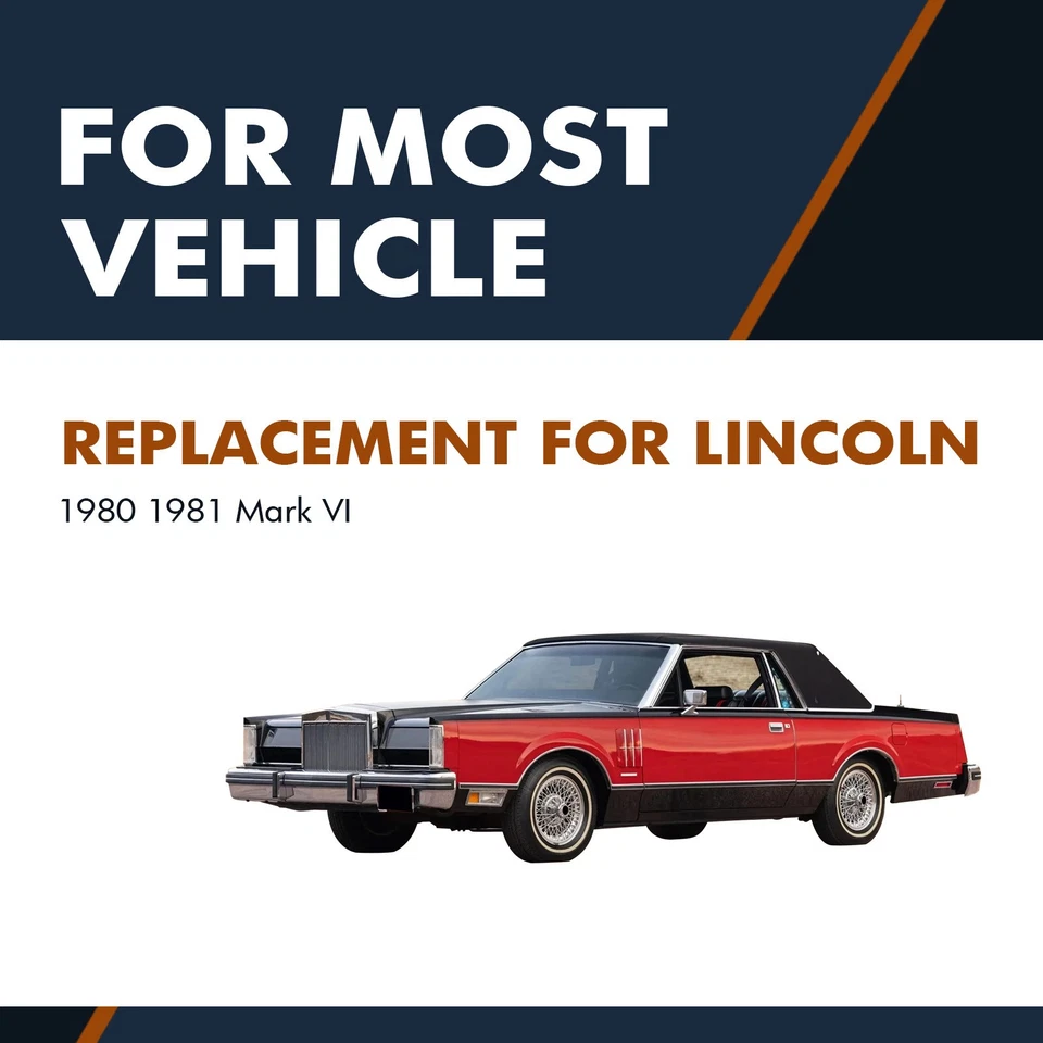 4 件套前罩后备箱盖升降支撑适用于 1980 年 1981 年林肯 Mark VI V8 — 第 2/4 张图片