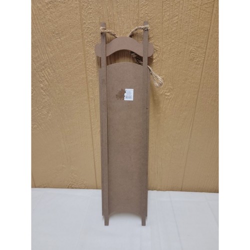 Hanging Christmas Wooden Sled Sleigh "Merry" 23" x 6" - Picture 4 of 8