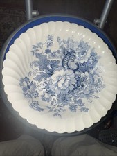 Spode Blue Italian 9" Fluted Pasta/Serving Bowl