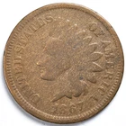 1867 Indian Head Penny Cent Good (G)