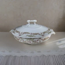 Porcelain Covered Casserole Dish Vienna Austria
