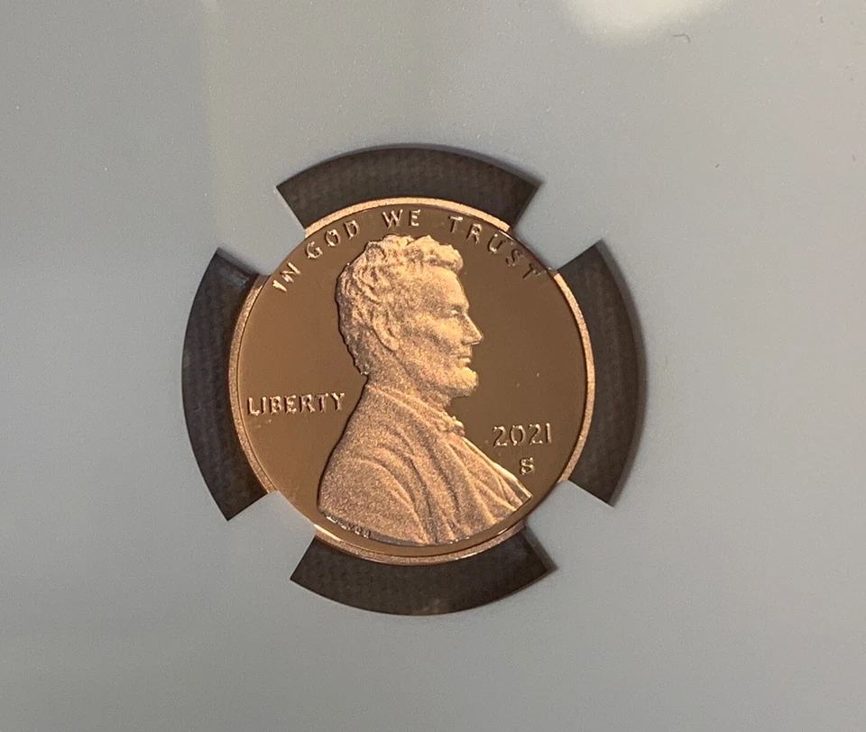 2021 S Lincoln Cent From 7-Coin Silver Set NGC PF69 RD UC Portrait 1st Day Issue - Image 4 of 4