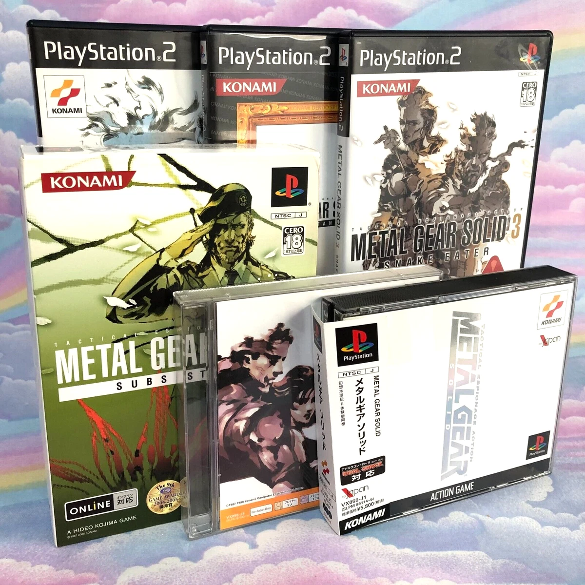 Playstation 1 (PS1) Console Bundle: Metal Gear Solid - Retro vGames