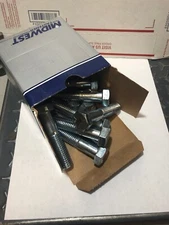 BOX OF 15 Midwest Fastener 53391 5/8-11x3 Znc Hex Screw GR5