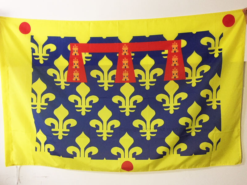 Drapeau Pas-de-Calais 150x90cm aux finitions soignées et couleurs vives